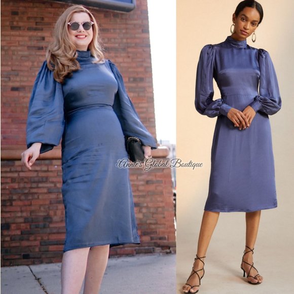 RARE NWT ANTHROPOLOGIE HUTCH Open-Back Midi Dress. Halter Neck. Size 2 - Picture 15 of 16